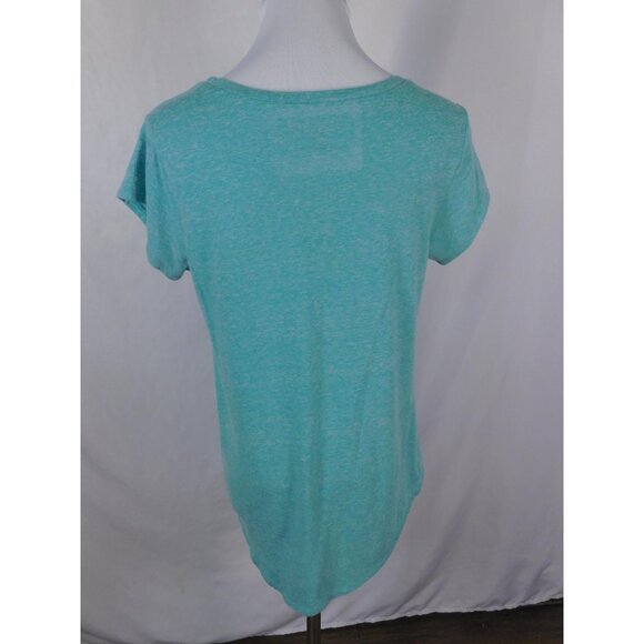 Lucky Brand Teal Medallion Graphic Tee Boho Witch M - Picture 7 of 10